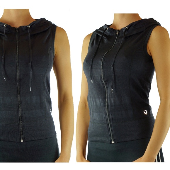Tops - No sleeves Hoodie Ombre Print top